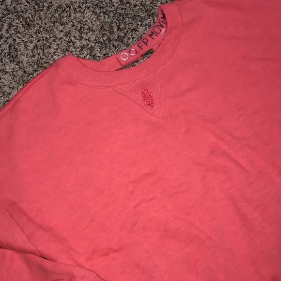 Women's Pink Sweatshirt and Shorts Set - Picture 3 of 11